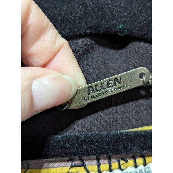 Allen B. Schwartz Women's Brown Polyester Rhinestone Trimmed Pant Suit Size 2 - Picture 9 of 9